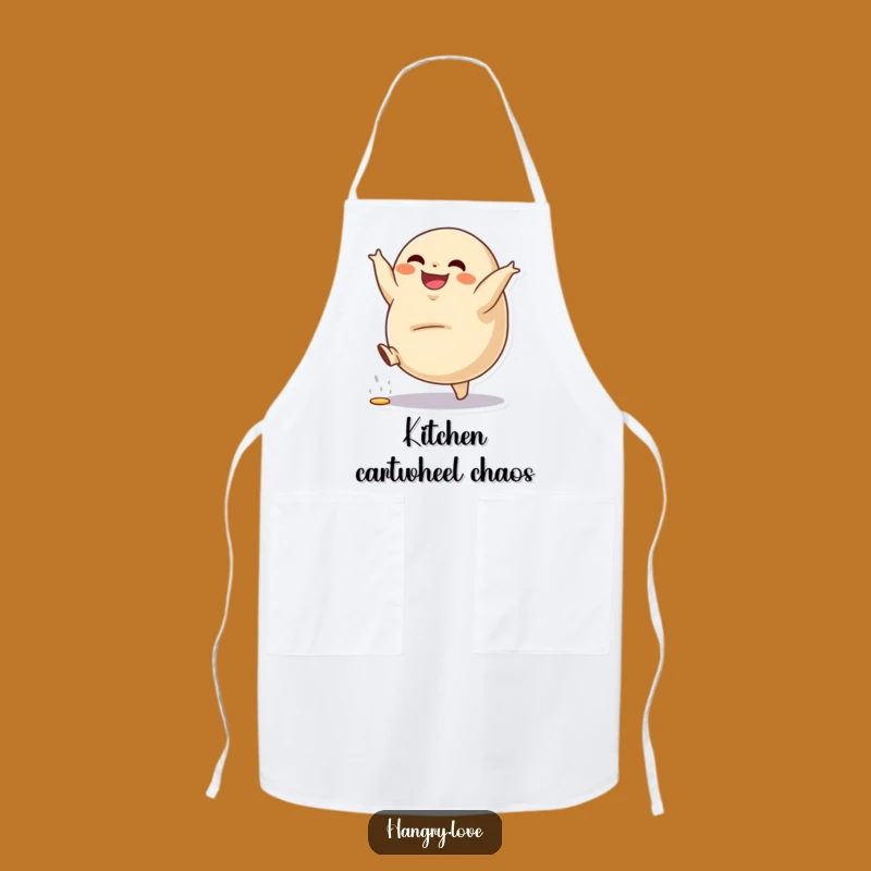 Funny Dumpling Apron: Cook with Joy and Cartoon Flair