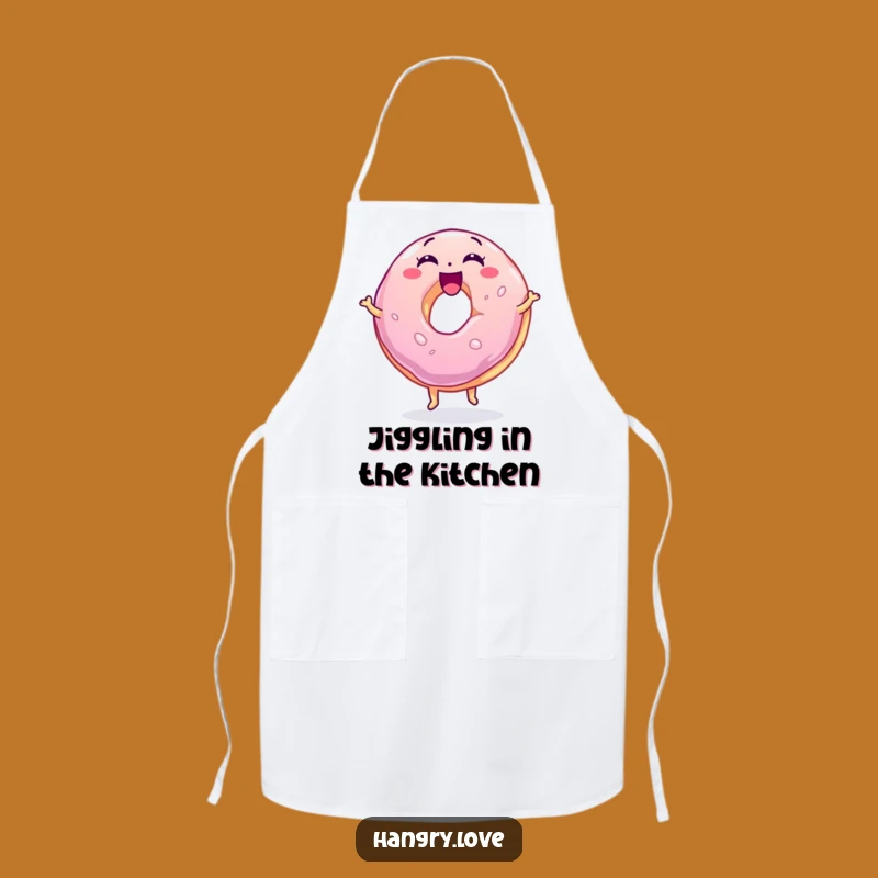 Funny Bouncing Jelly Donut Baker Apron - Kitchen Joy!
