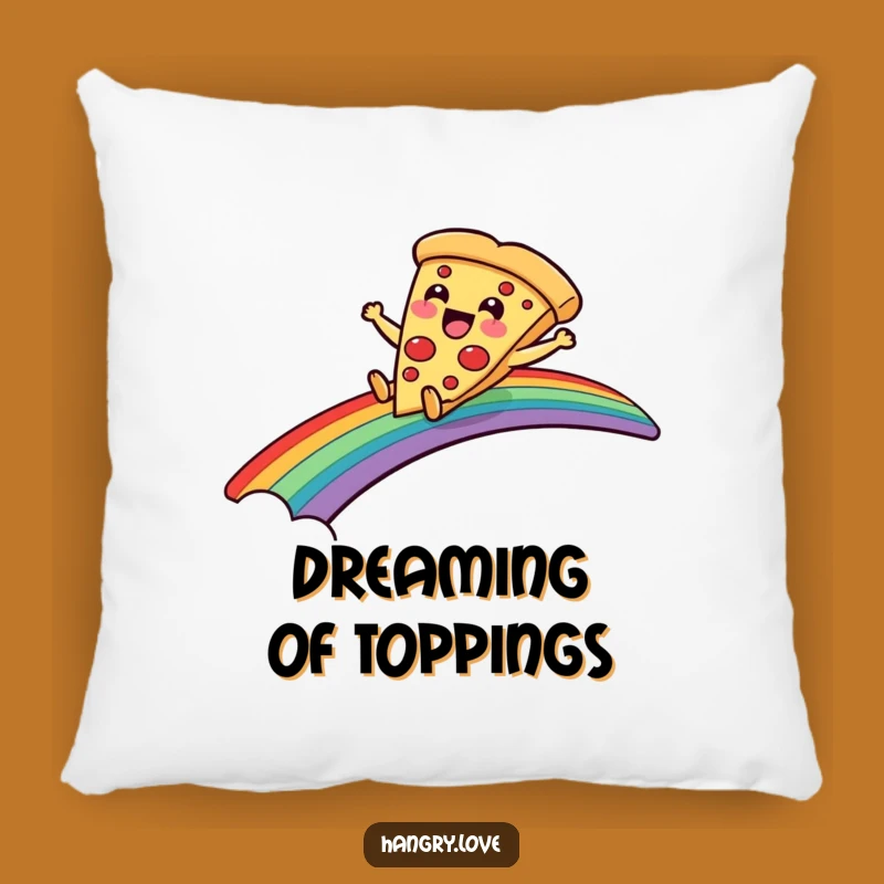 Funny Pizza Pillow: Soft Cartoon Cushion for Cheerful Comfort