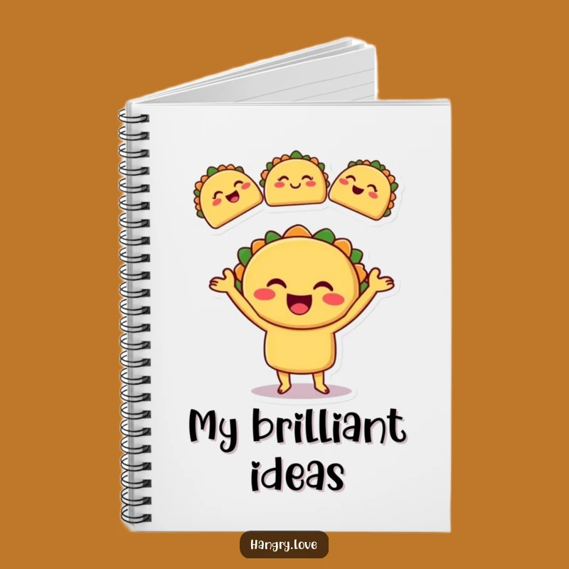 Funny Taco Juggling Notebook: Jot Down Ideas with Hilarious Flair